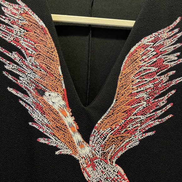 Zara crane embroidery mini dress - Picture 3 of 3